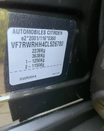 Citroen C5 cena 39900 przebieg: 222000, rok produkcji 2013 z Koniecpol małe 497